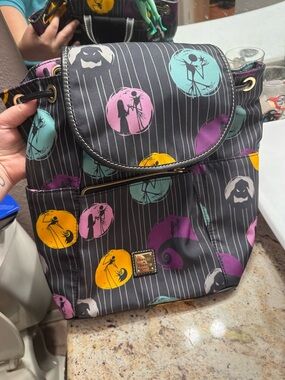 Dooney Disney Backpack Halloween Nightmare Before Christmas Jack Skellington